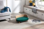 Scandinavian style Elevated Dog Bed Pet Sofa With Solid Wood legs and Bent Back,