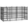 Outdoor Dog Kennel Steel 79.3 ft²