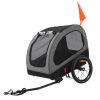 Dog Trailer, Buggy, Bicycle Trailer Medium Foldable for Small and Dogs