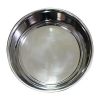 Stainless Steel Pet Bowl with Anti Skid Rubber Base and Dog Design, Gray Black