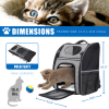 FluffyDream Pet Carrier Backpack for LargeSmall Cats and Dogs, Puppies, Safety