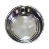 Stainless Steel Pet Bowl with Anti Skid Rubber Base and Dog Design, Gray Pink