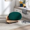 Scandinavian style Elevated Dog Bed Pet Sofa With Solid Wood legs and Bent Back,