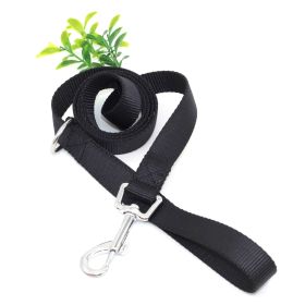 Nylon Material Wear-resistant Traction Dog Traction Rope (Option: Black-2.0x120cm)