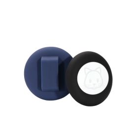 Silicone Tracker Pet Collar Anti-lost Locator Protective Shell (Option: Blue And Black-S)